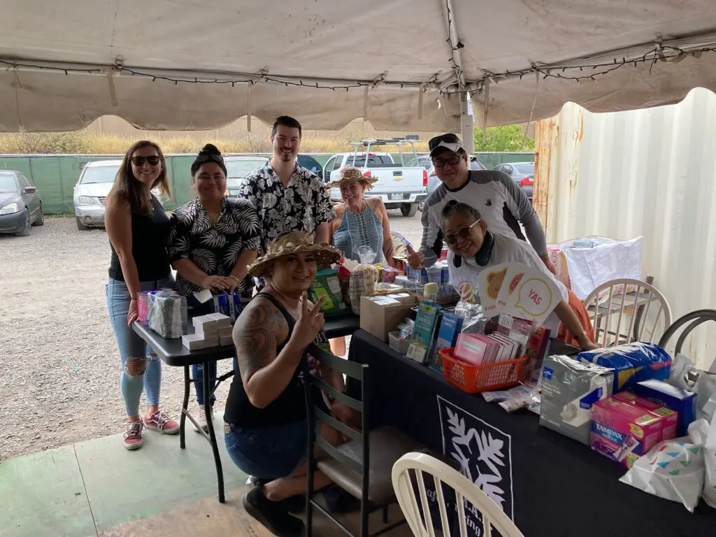 Project Vision Hawai'i team at an outreach event
