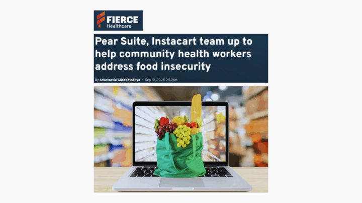 Pear Suite, Instacart team up to help community health workers address food insecurity
