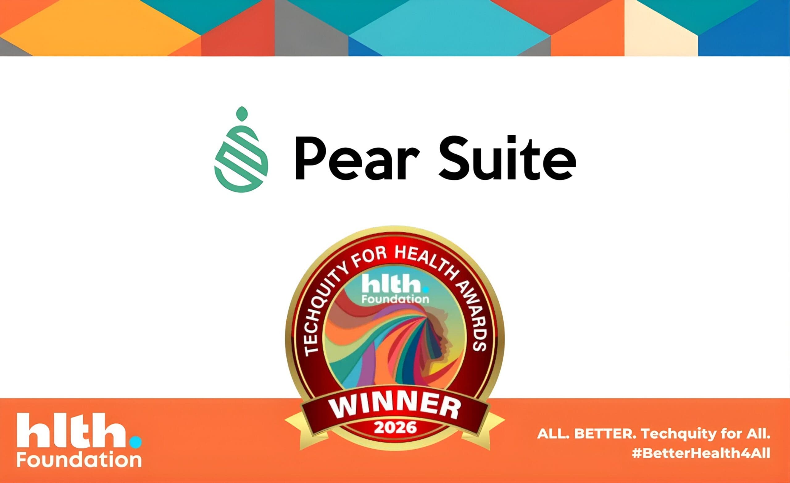 Pear Suite Named 2026 Techquity Award Winner